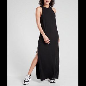 Athleta Black Sleeveless Maxi Dress